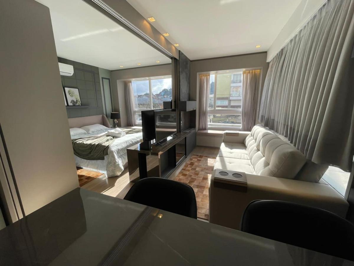 Loft Novo Aconchegante A 500M Da Rua Coberta Apartment Gramado Exterior foto